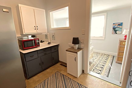 West Yarmouth Cape Cod vacation rental - Kitchenette on First floor with Full-Sized refrigerator