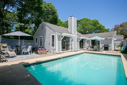 New Seabury Cape Cod vacation rental - Heated Pool with two patios