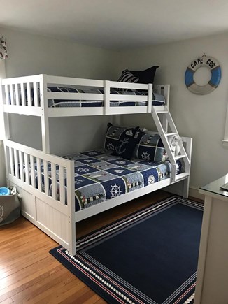 West Dennis Cape Cod vacation rental - Bedroom #2 with a full and a twin bunk