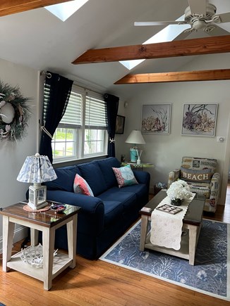 West Dennis Cape Cod vacation rental - Bright open spacious living room