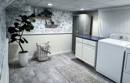 Hyannisport Cape Cod vacation rental - Newly renovated laundry room.