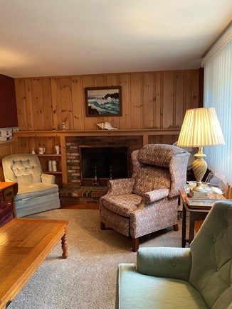 Chatham Cape Cod vacation rental - Large living room with fire place