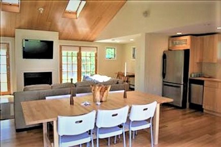 Cotuit Village SWEET Cottage! Cape Cod vacation rental - Flat screen TV above the fireplace