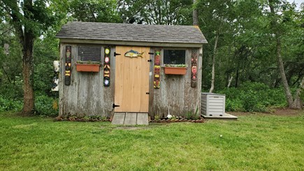 W. Chatham Cape Cod vacation rental - Tiki shed in backyard