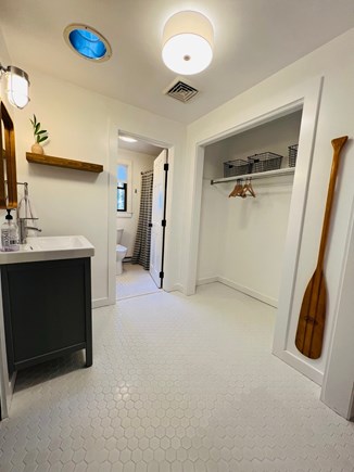 Brewster Cape Cod vacation rental - Primary bath powder room