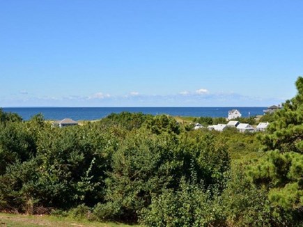 Truro Cape Cod vacation rental - View to the Bay from the yard