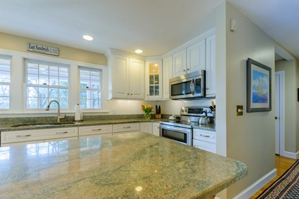 East Sandwich Cape Cod vacation rental - Great work and eating space at Kitchen island