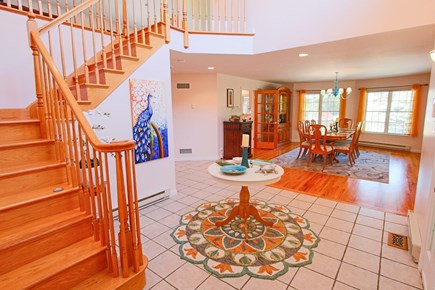 Truro Cape Cod vacation rental - Front Entry Way into Formal Dining Area