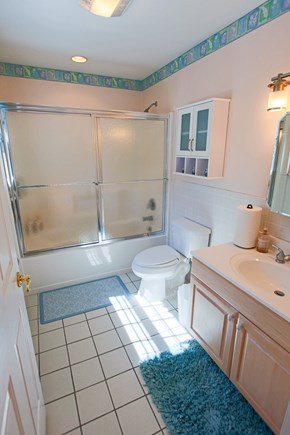 Truro Cape Cod vacation rental - Private Bathroom in Upstairs Bedroom with Shower and Tub