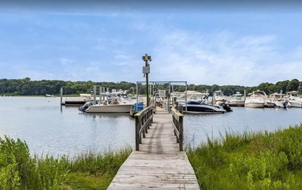East Falmouth Cape Cod vacation rental - Dock for boat slips