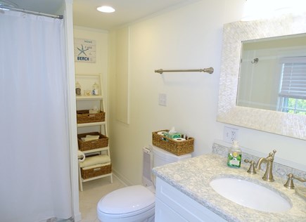 Bass River, West Dennis Cape Cod vacation rental - Master bath with shower