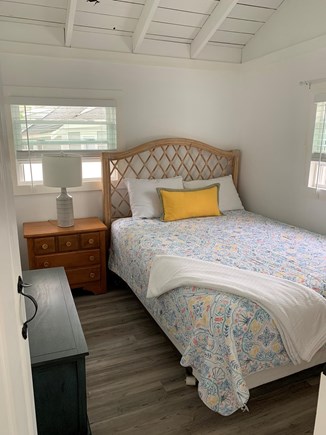Dennis Port   Cape Cod vacation rental - Queen size Bedroom with dresser & storage bench