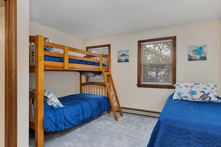 South Chatham Cape Cod vacation rental - Second Floor Bedroom with Bunk Bed and Twin