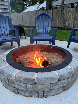 Yarmouth Cape Cod vacation rental - Enjoy smores by the updated firepit