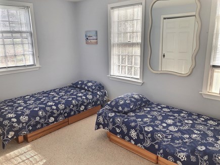 East Orleans/Nauset Beach Cape Cod vacation rental - Twin beds in the third bedroom. Drawers underneath beds