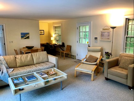 East Orleans/Nauset Beach Cape Cod vacation rental - Family room with front entrance, full bath, washer, dryer.