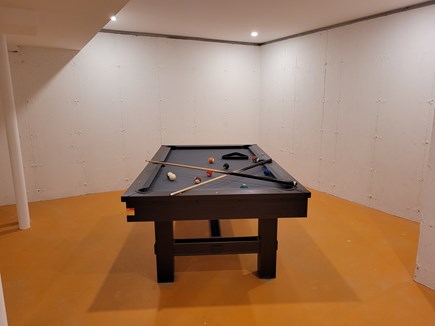West Harwich Cape Cod vacation rental - Lower level game room