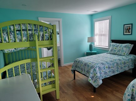 West Harwich Cape Cod vacation rental - 2 twins and a bunk set as well as a full bath