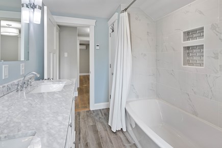 Chatham Cape Cod vacation rental - Beautiful tile in upstairs shower
