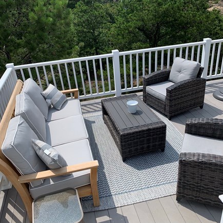 Eastham Cape Cod vacation rental - Three Decks - Main Deck with grill & dining area (not shown)