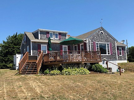 South Chatham Cape Cod vacation rental - Back of the Home and Deck