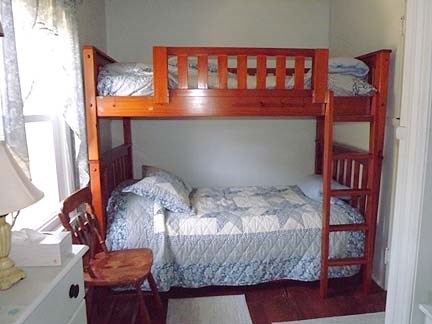 South Chatham Cape Cod vacation rental - First Floor Bedroom with Bunks