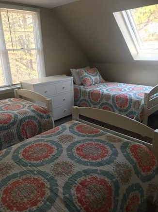 Eastham Cape Cod vacation rental - Upstairs bedroom with 3 single beds.