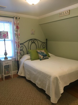 Centerville -Lake Wequaquet Cape Cod vacation rental - Sunny upstairs bedroom with queen bed for quiet nights sleep.