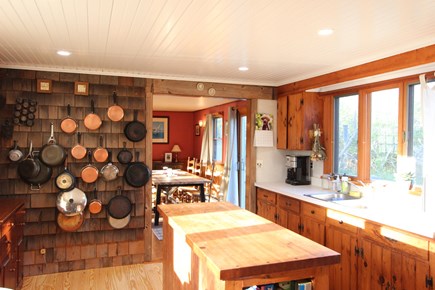 Eastham Cape Cod vacation rental - Fully equipped kitchen with east and west light.