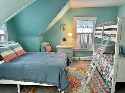 Dennis Port Cape Cod vacation rental - Upstairs bedroom one queen and one bunk bed
