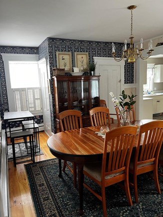 Dennis Port Cape Cod vacation rental - Additional dining room photos table seats 8 and nook seats 4