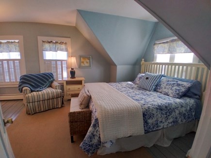 Dennis Port Cape Cod vacation rental - The Captains Quarters, King size bed with master bathroom