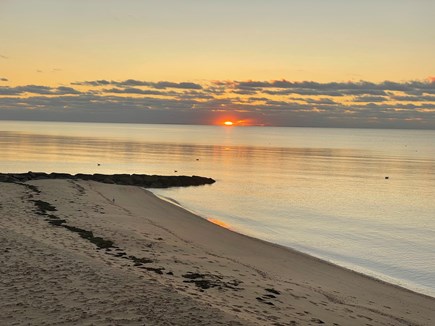 Dennis Port Cape Cod vacation rental - Sunrise from the beach