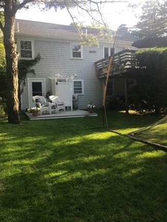 Harwich Cape Cod vacation rental - Large private back yard with enclosed outdoor shower