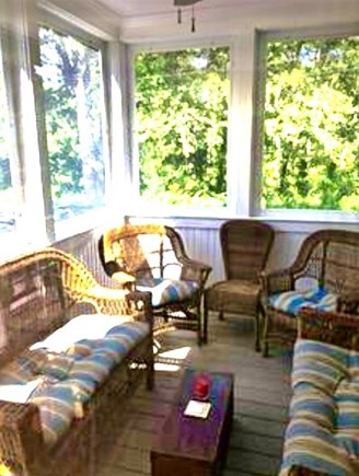 Harwichport Cape Cod vacation rental - Another view of screened in porch