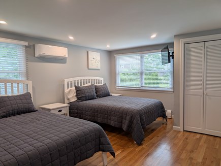 Harwich Cape Cod vacation rental - Bedroom with two queens, smart TV, large closet