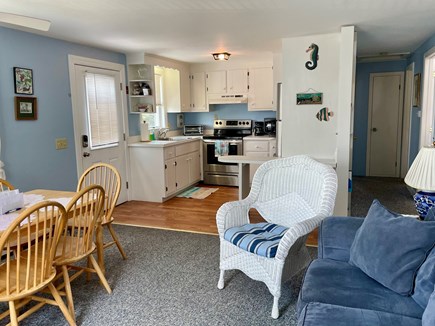 Hyannis Cape Cod vacation rental - Living room into kitchen