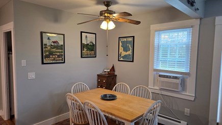 Wellfleet Cape Cod vacation rental - Dining area has a table for six.