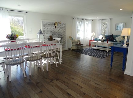Eastham Cape Cod vacation rental - Open living space, new hardwood floors