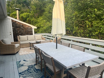 Marion MA vacation rental - Relax on deck and take in the greenery!