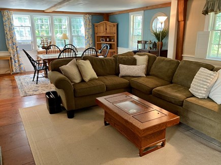 Brewster Cape Cod vacation rental - Spacious living room and dining room area.