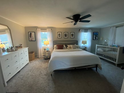 East Falmouth Cape Cod vacation rental - Bedroom #1 with king bed (does not include crib)