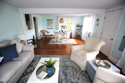 Yarmouth Cape Cod vacation rental - Living room and dining area