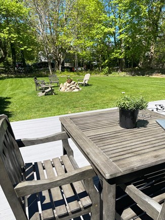 Brewster Cape Cod vacation rental - Relax on patio or in the evening enjoy the firepit