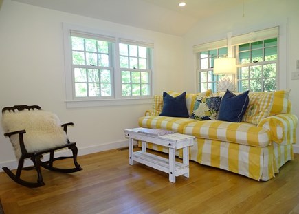 Brewster Cape Cod vacation rental - Separate sitting room, opens to sun porch 