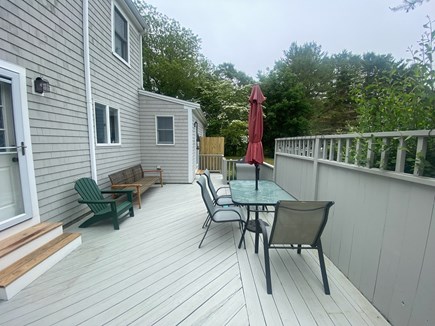 Centerville Cape Cod vacation rental - Private back deck