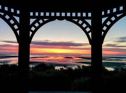 Brewster Beach Cape Cod vacation rental - Sunset view over cape cod bay the Gazebo