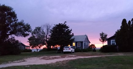 Brewster Beach Cape Cod vacation rental - 3 nestled at the end of a dirt rd on a bluff overlooking the bay