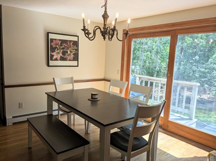 Dennis Cape Cod vacation rental - Dining with sliders to patio