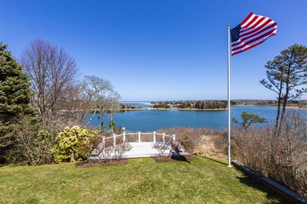Orleans Cape Cod vacation rental - Back yard and view of lower patio